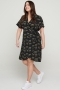 Zizzi print jurk overslag CAANNI | CA02310C0199S&nbsp;