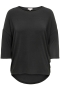 ONLY shirt 3/4 mouw ronde hals | 15229806blacS=42/44&nbsp;