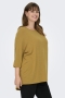 ONLY shirt 3/4 mouw ronde hals | 15229806WINEM=46/48&nbsp;