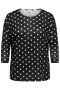 ONLY trui zacht brei print | 15244420BLAC/BRWHM=46/48&nbsp;