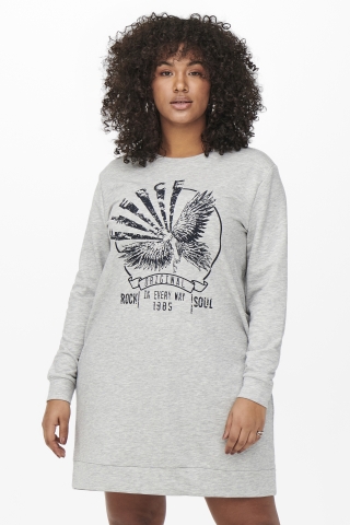 Only Carmakoma sweat jurk CARMILLY | 152469351790S=42/44&nbsp;