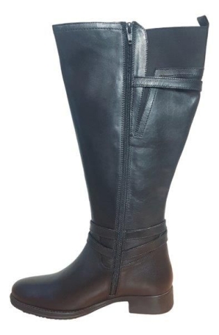 JJ Hoge laars Dewsbury Wijdte XL | 1500895Zwars39&nbsp;