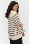 Zizzi trui pofmouw MELLA STRIPE | M61011H0747XXXL&nbsp;