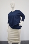 Grandioos shirt lang ronde hals | 50072mariS = 46-48&nbsp;