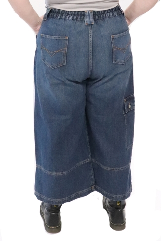 Bagoes jeans 7/8 zak op been | 1740-26deni/blue1&nbsp;