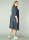 YESTA streep jurk overslag | A0026352074X-0(44)&nbsp;