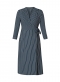 YESTA streep jurk overslag | A0026352074X-0(44)&nbsp;