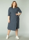 YESTA streep jurk overslag | A0026352074X-0(44)&nbsp;