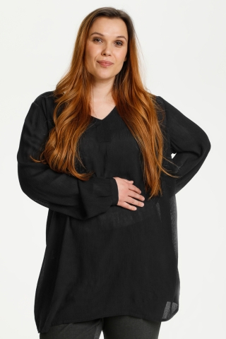 Kaffe Curve tuniek Ami crincle v hal | 10580002K00644&nbsp;