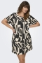 ONLY jurk printje | 15252999BLAC/VEGE50&nbsp;