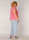 YESTA mousloze streep blouse | A0028186017X-0(44)&nbsp;