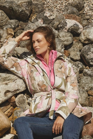 Etage jas bloem print Outdoor | 1594-1801rose/flow54&nbsp;