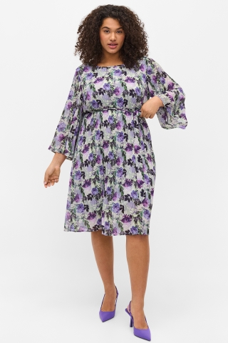 Zizzi jurk plissee CACATHRINE Bagoes