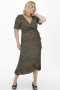ONLY jurk overslag ruche CARFRIDA | 15273997KALA/AOP42&nbsp;