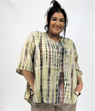 Luna Serena dallas blouse kort 98 | dallas 98ligh/ikat42-52 one&nbsp;