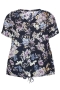 Zhenzi blouse MARIN strikknoop voor | 2304535navy/5790L=50-52&nbsp;