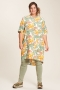 Gozzip blouse Elga bloem print | G223040dust/greeM=46/48&nbsp;