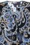 ZHENZI jurk ORENE V hals print | 2407555NAVY/5790M=46-48&nbsp;