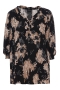 Gozzip blouse Sacha Vhals ruche | G225043blac/beigL=50/52&nbsp;