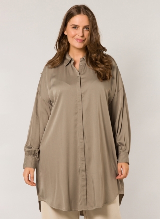 YESTA lange blouse satijn look | A0033021409X-0(44)&nbsp;