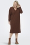 ONLY jurk CARESSIE V hals gebreid | 15274011BLACM=46/48&nbsp;