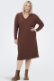ONLY jurk CARESSIE V hals gebreid | 15274011BLACM=46/48&nbsp;