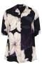 Sempre Piu blouse brede kraag print | S2422.4117NAVY48&nbsp;