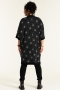 Studio jurk Cathrine wijdvallend | S231805blac/dotsM=46/48&nbsp;