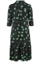 Studio jurk Sissi lang print | S231810blac/greeS=42/44&nbsp;