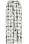 Mat fashion broek grote print | 79012039BLAC/BIGL=52-54&nbsp;