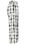 Mat fashion broek grote print | 79012039BLAC/BIGL=52-54&nbsp;