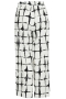 Mat fashion broek grote print | 79012039BLAC/BIGL=52-54&nbsp;