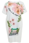 Mat fashion jurk | 79017114WHITM=48-50&nbsp;