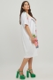 Mat fashion jurk | 79017114WHITM=48-50&nbsp;