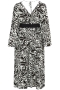Mat fashion jurk | 79017109BLACL/XL=50-54&nbsp;