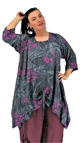 Luna Serena birgit string grijs | birgit string74grey/purp46-56&nbsp;