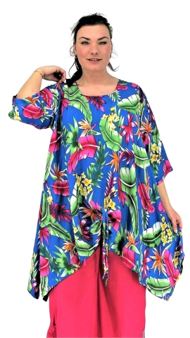 Luna Serena birgit string bloem | birgit string76blue/pink46-56&nbsp;