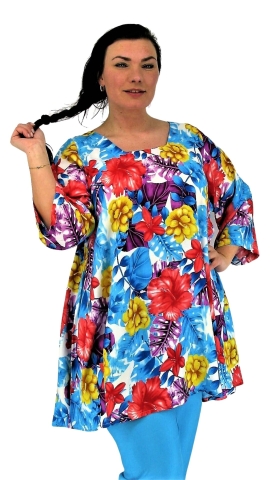 Luna Serena claire xl blauw bloem | claire xl110blue/rood46-60 big&nbsp;