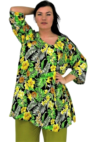Luna Serena claire xl groen bloem | claire xl120lime/yell46-60 big&nbsp;