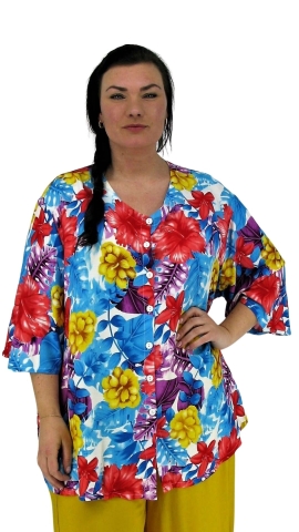 Luna Serena jasje emma bloem | emma71blue/rood46-60 big&nbsp;