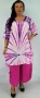 Luna Serena tuniek jade Vhals batik | jade44whit/pink42-48&nbsp;