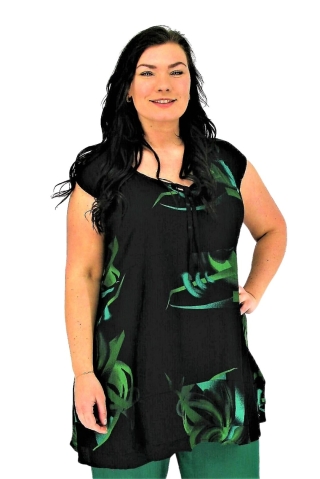 Luna Serena eva tuniek groen | eva03blac/gree42-48&nbsp;