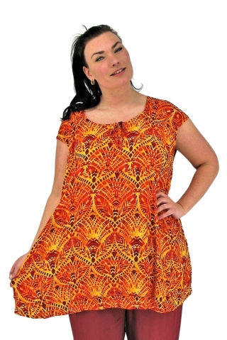 Luna Serena eva tuniek oranje | eva06oran/krbl42-48&nbsp;