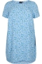 Zizzi jurk CAANNI print | CA02310Pblue/smflS=42-44&nbsp;