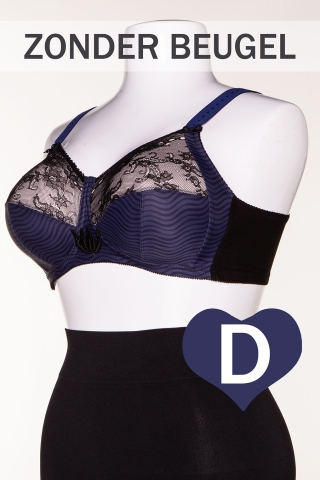Disismi Wave BH zonder beugels Swede | B72369zwar/B105&nbsp;