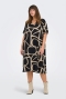 ONLY jurk v-hals korte mouw | 15295477BLAC/MALOM=46/48&nbsp;