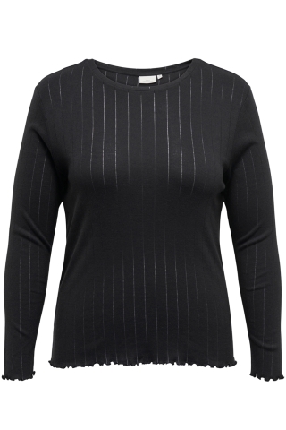 ONLY shirt CARLISA open rand | 15308665BLACL=50/52&nbsp;