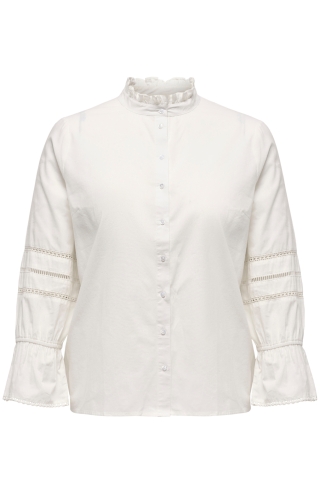 ONLY blouse CARLENA kant detail | 15318670BLAC50&nbsp;