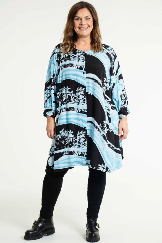 Gozzip tuniek Molly blue zwart | G234055blac/liblM=46/48&nbsp;