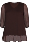 ZHENZI tuniek voile glansrand | 24102320408S=42-44&nbsp;